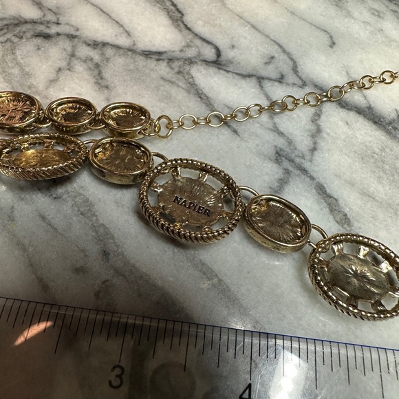 Vintage Napier Red Rhinestone Necklace - Picture 6 of 6